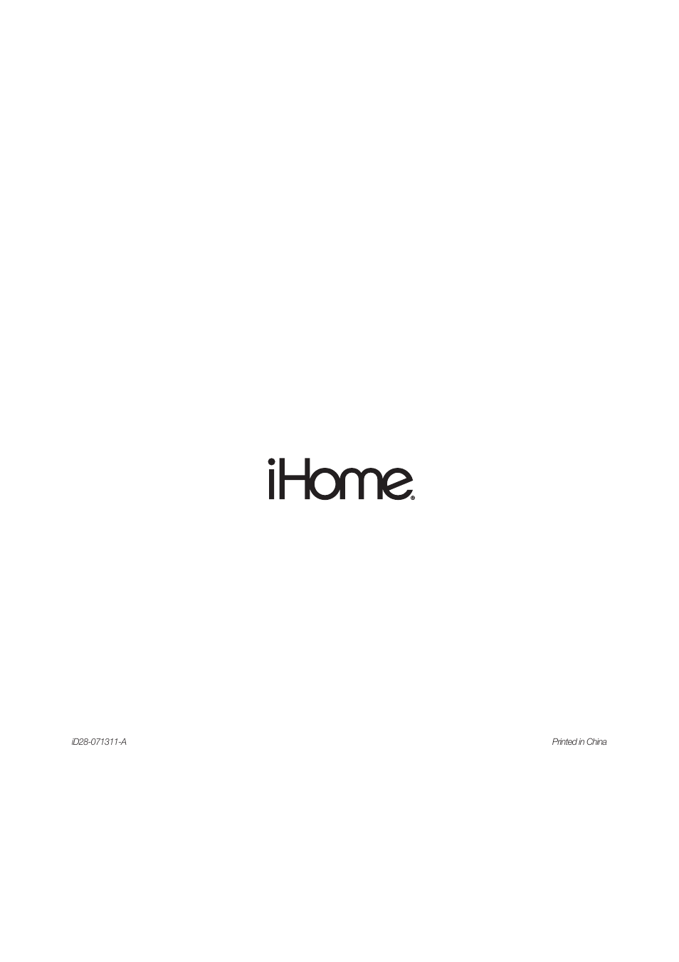 iHome ID28 User Manual | Page 17 / 17
