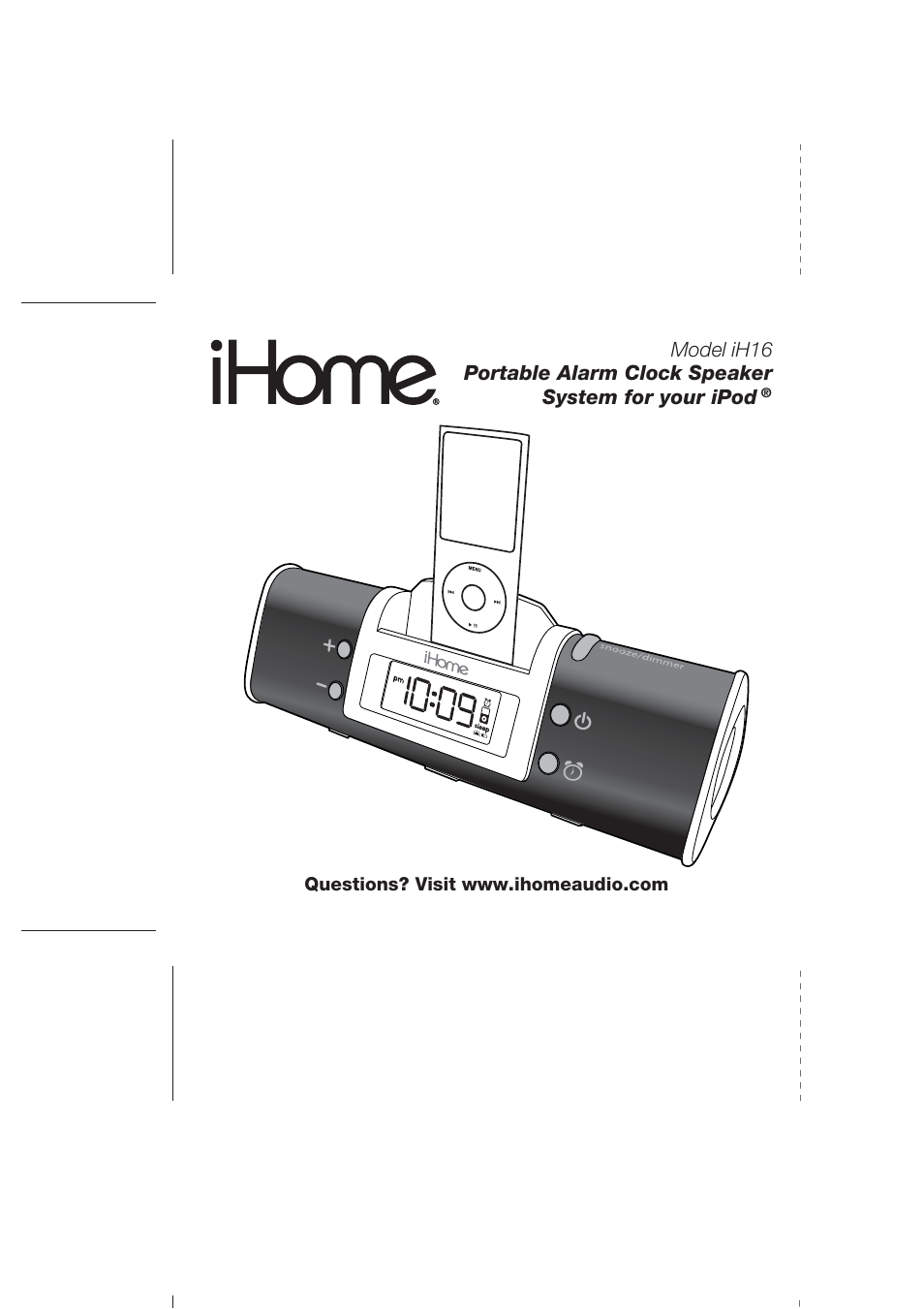 iHome iH16 User Manual | 14 pages