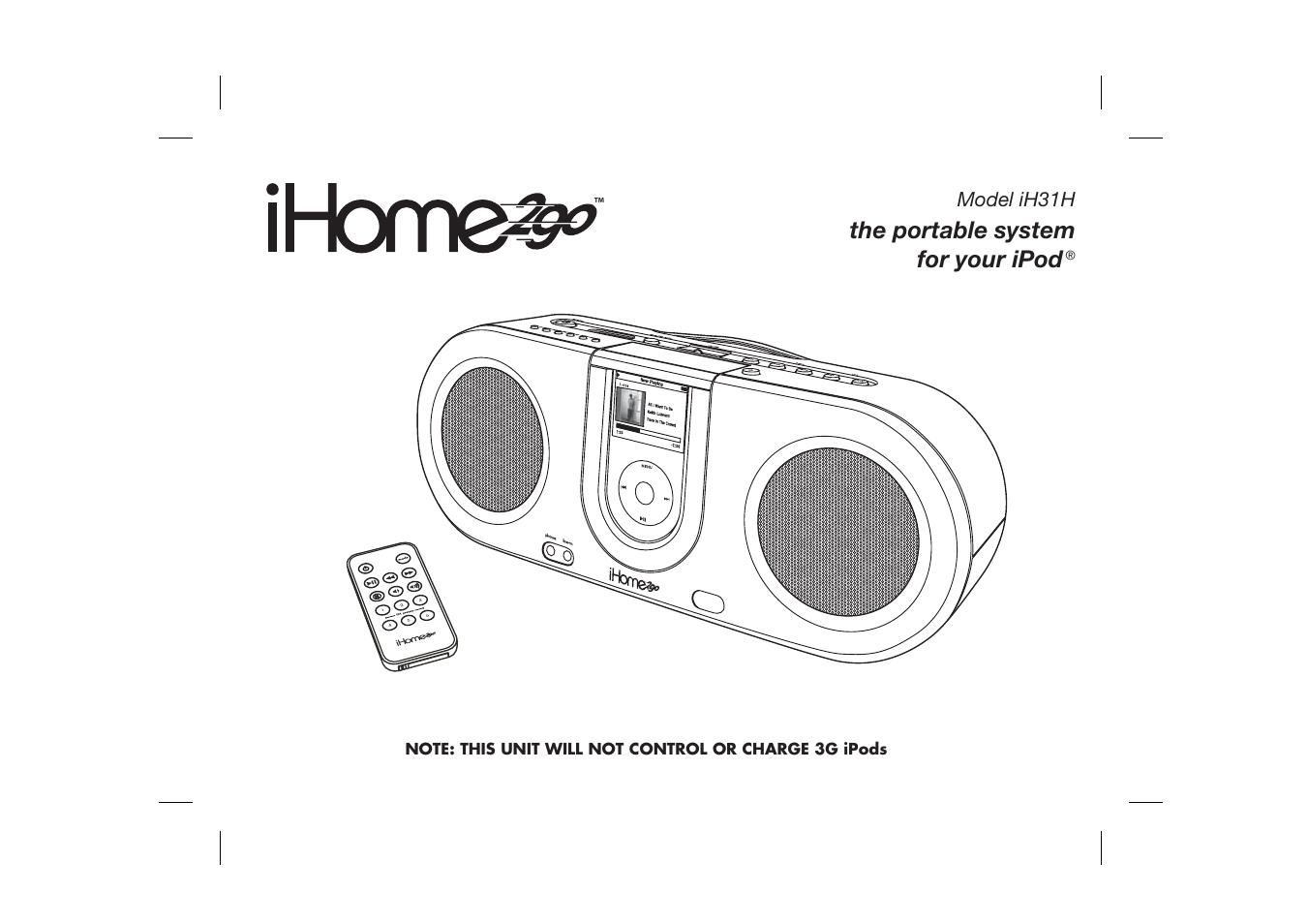 The portable system for your ipod | iHome iH31H User Manual | Page 2 / 19