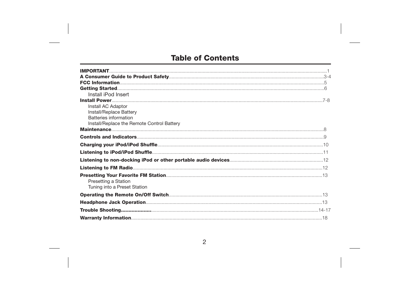 iHome iH31H User Manual | Page 4 / 19