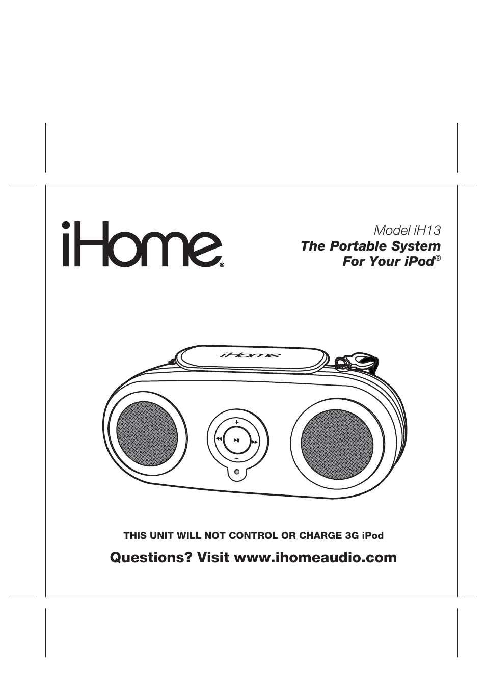 iHome iH13 User Manual | 10 pages