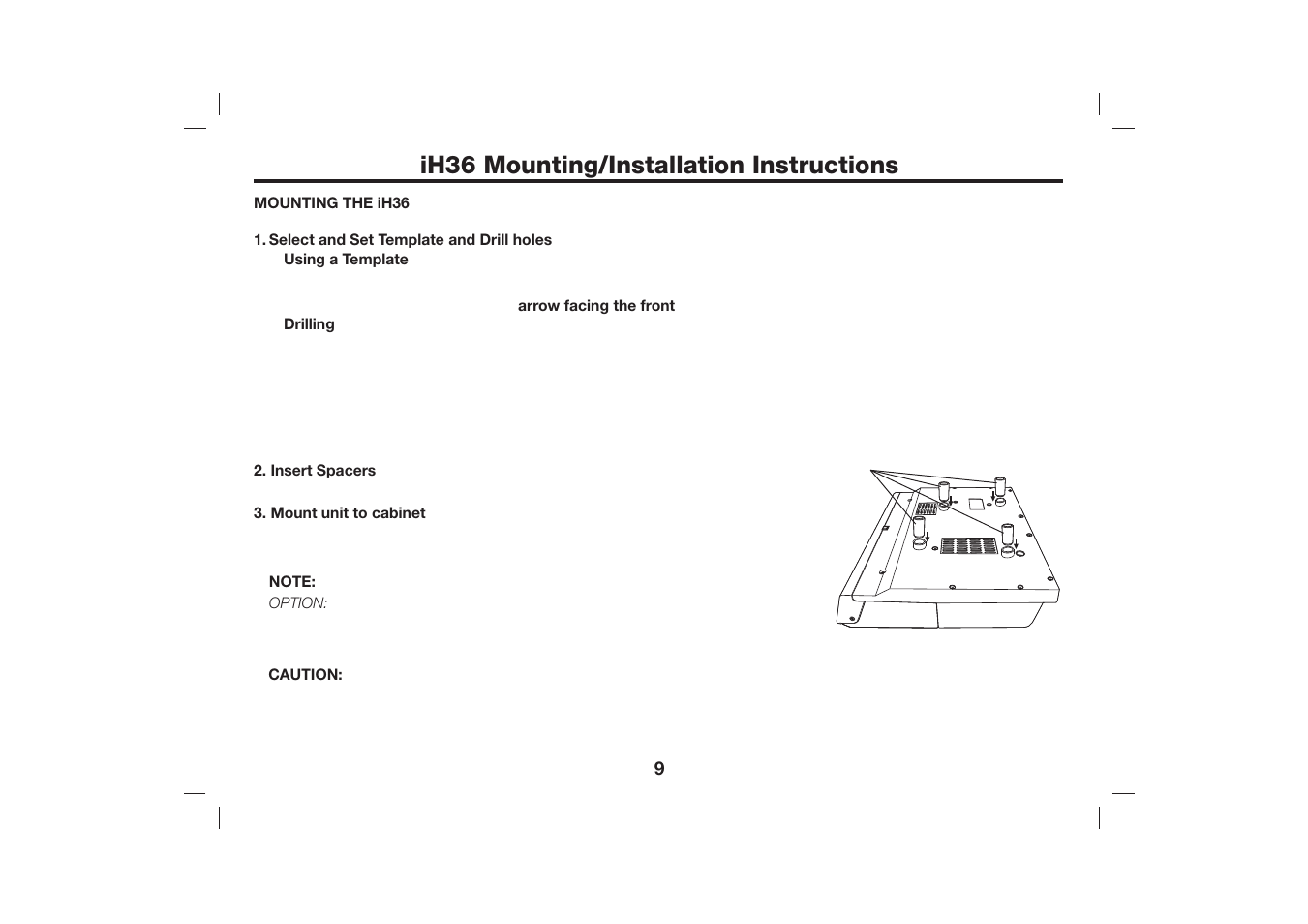 Ih36 mounting/installation instructions | iHome iH36 User Manual | Page 10 / 21