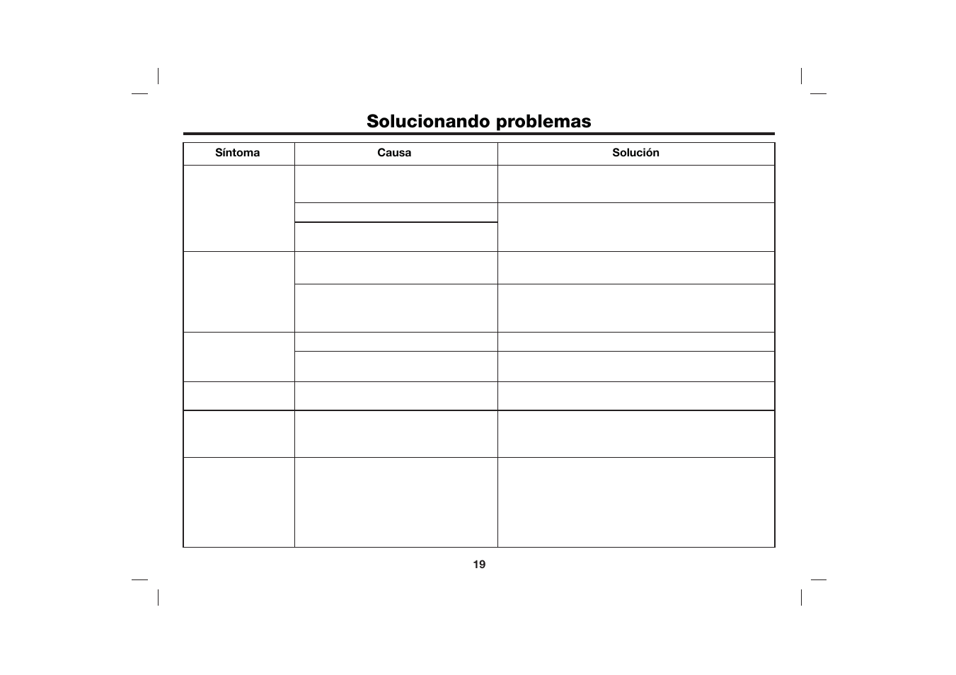 Solucionando problemas | iHome iH36 User Manual | Page 20 / 21