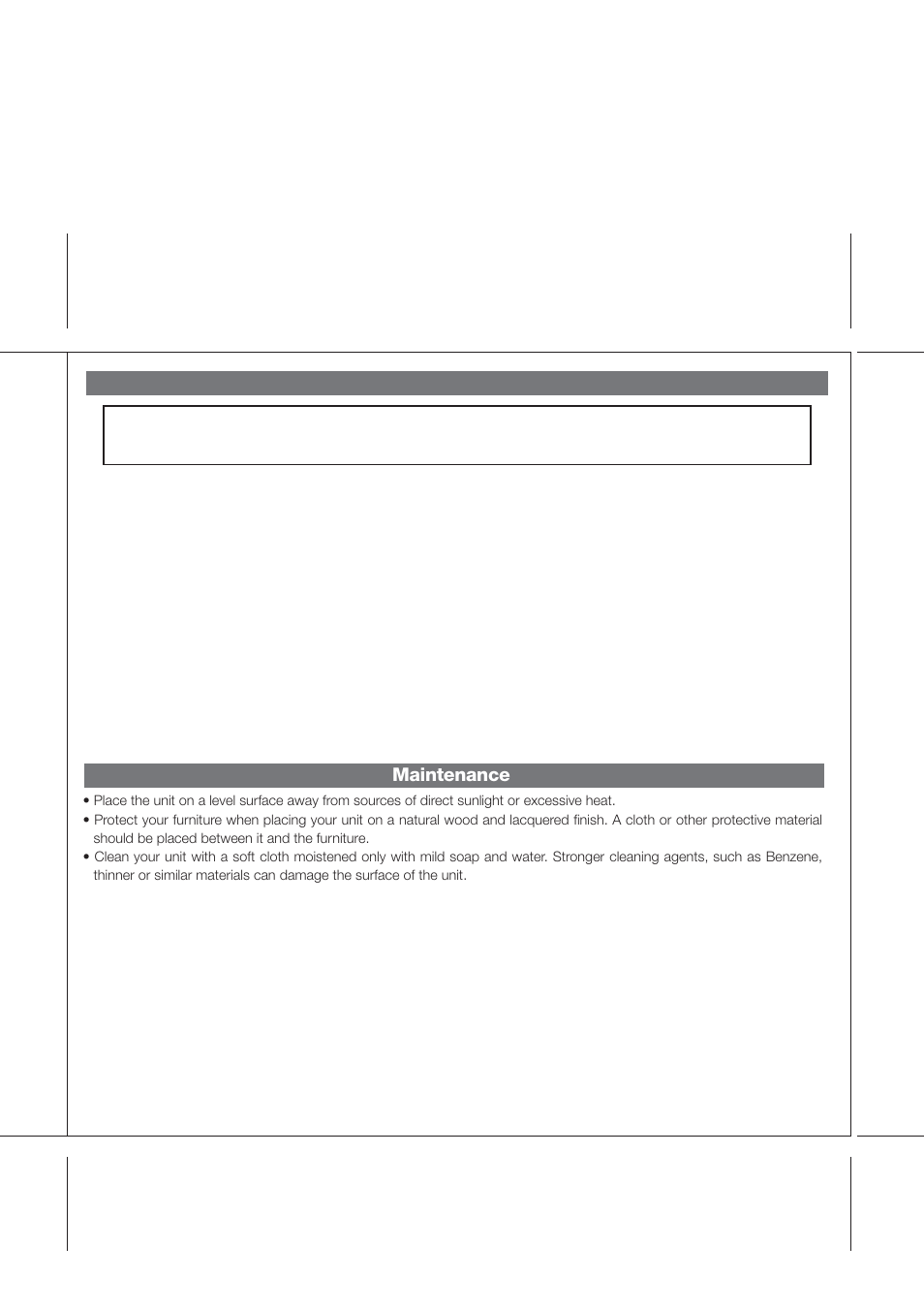Maintenance fcc information | iHome iH29 User Manual | Page 2 / 11