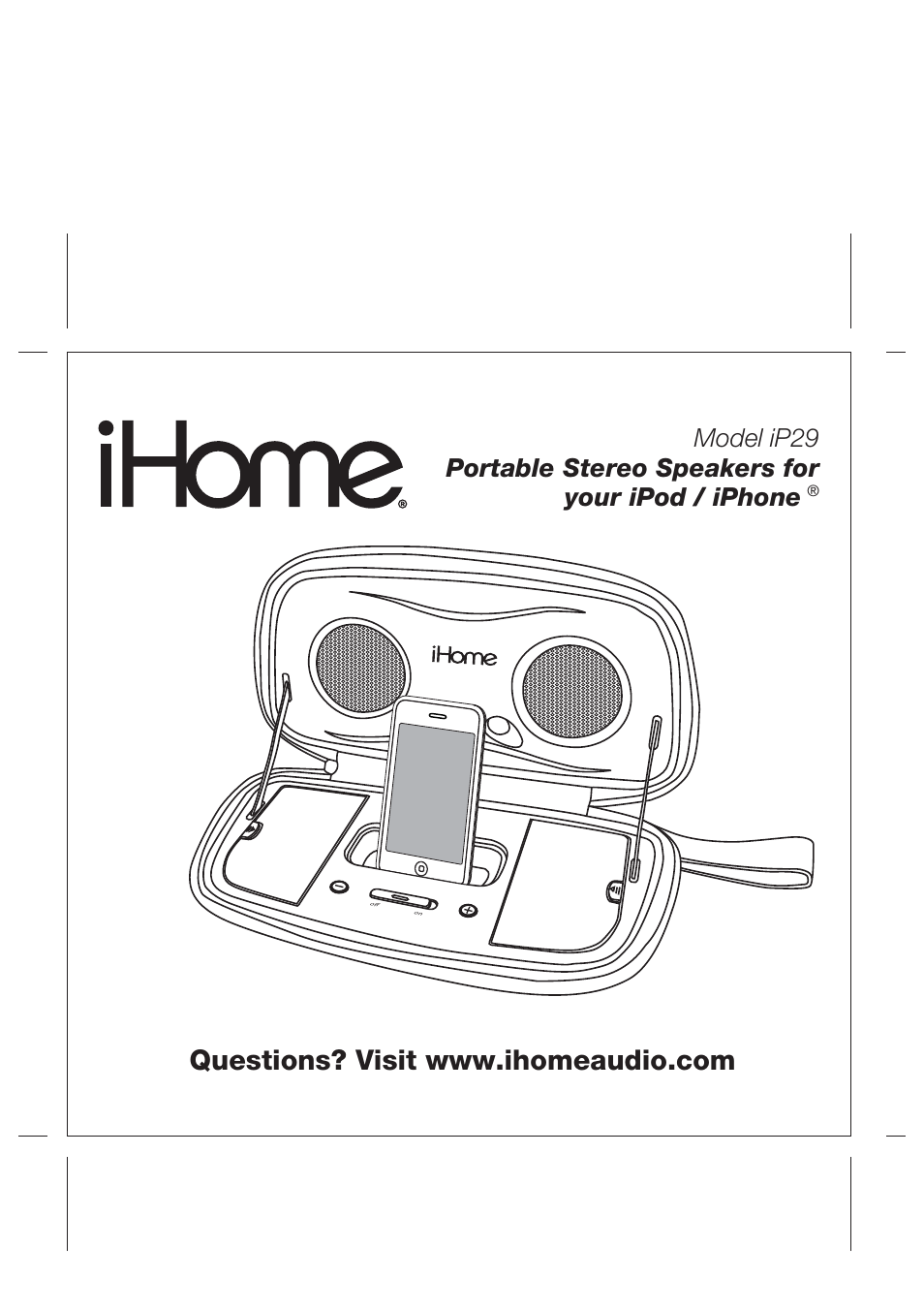 iHome iP29 User Manual | 11 pages