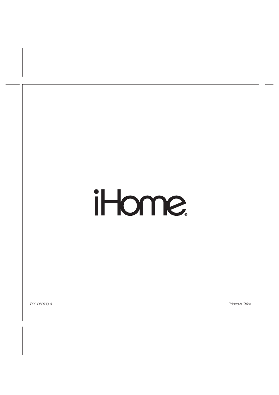 iHome iP29 User Manual | Page 11 / 11