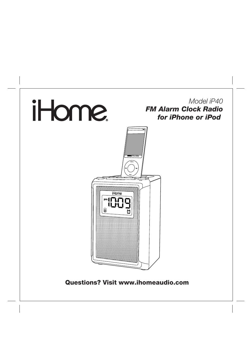 iHome iP40 User Manual | 14 pages