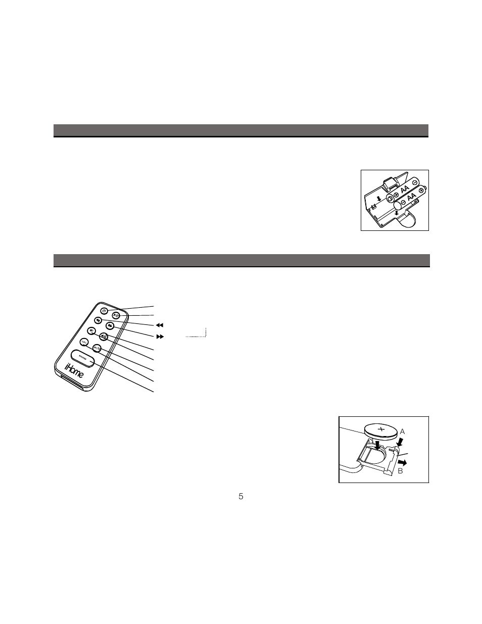 iHome iH5 User Manual | Page 7 / 13