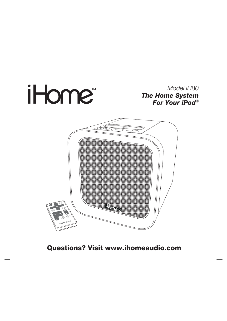 iHome iH80 User Manual | 15 pages