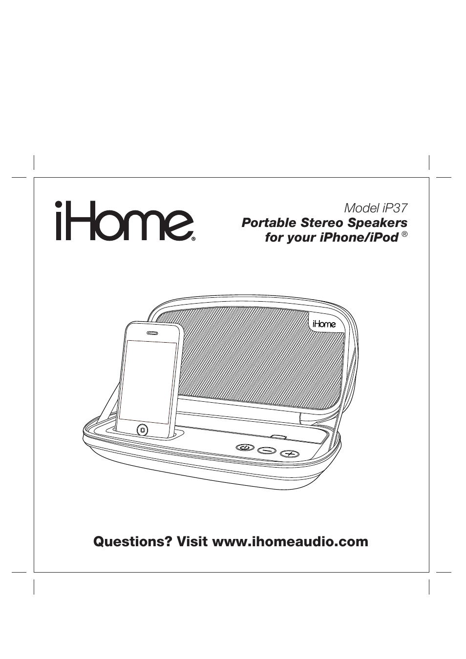 iHome iP37 User Manual | 11 pages