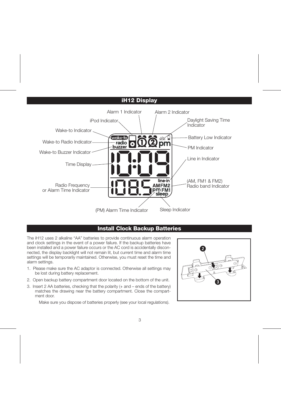 Ih12 ib (1-3-08) pg5 | iHome iH12 User Manual | Page 5 / 14