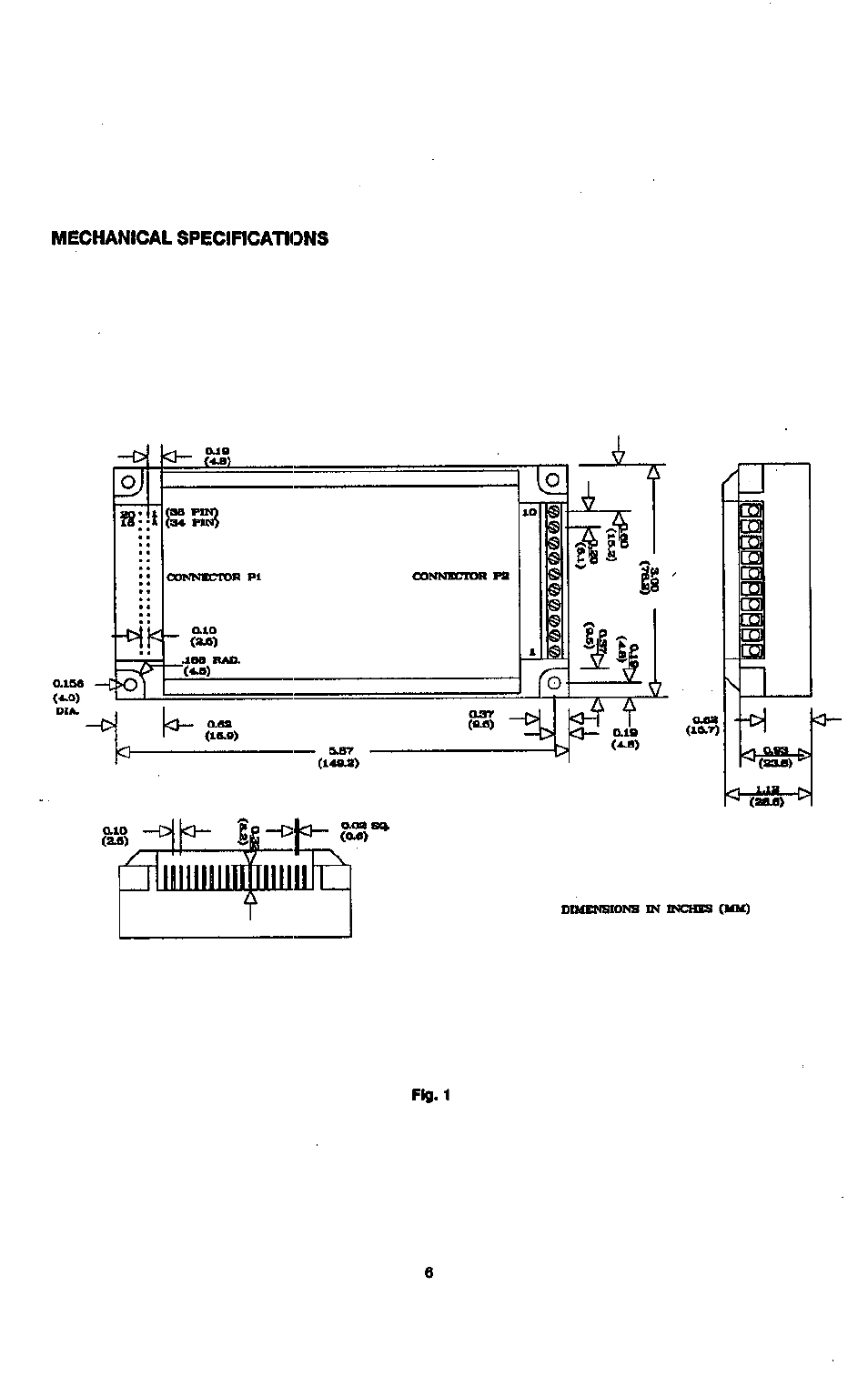 Mechanical specifications | Intelligent Motion Systems IM1007 I/IE User Manual | Page 11 / 32