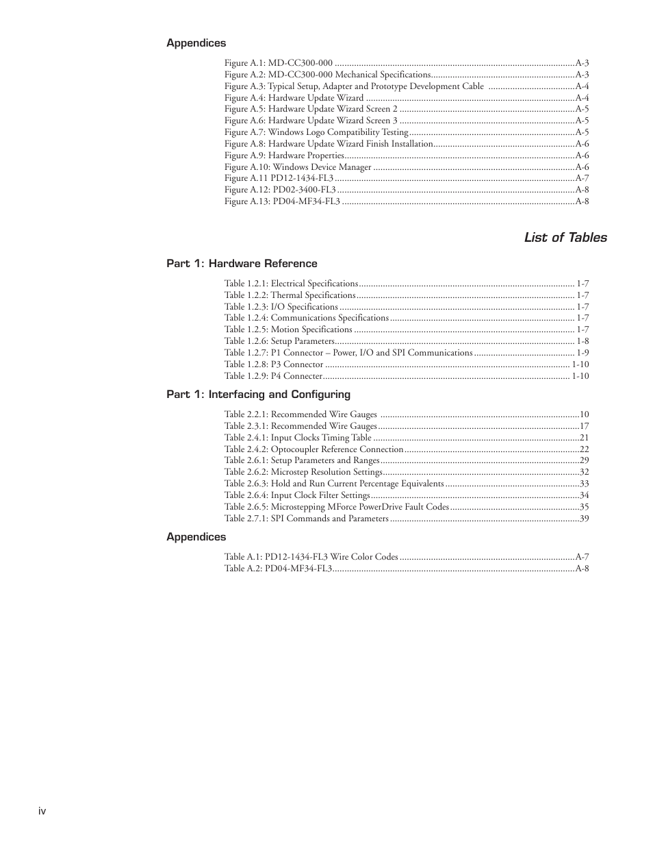 Intelligent Motion Systems MForce PowerDrive Plus MForce Series Microstepping PowerDrive User Manual | Page 6 / 68