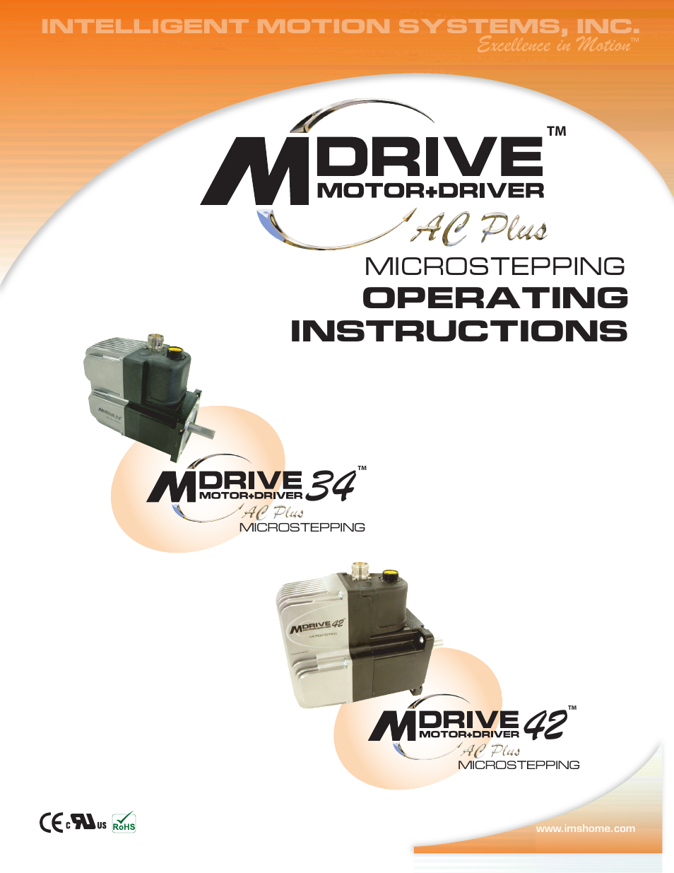 Intelligent Motion Systems MDriveAC User Manual | 79 pages