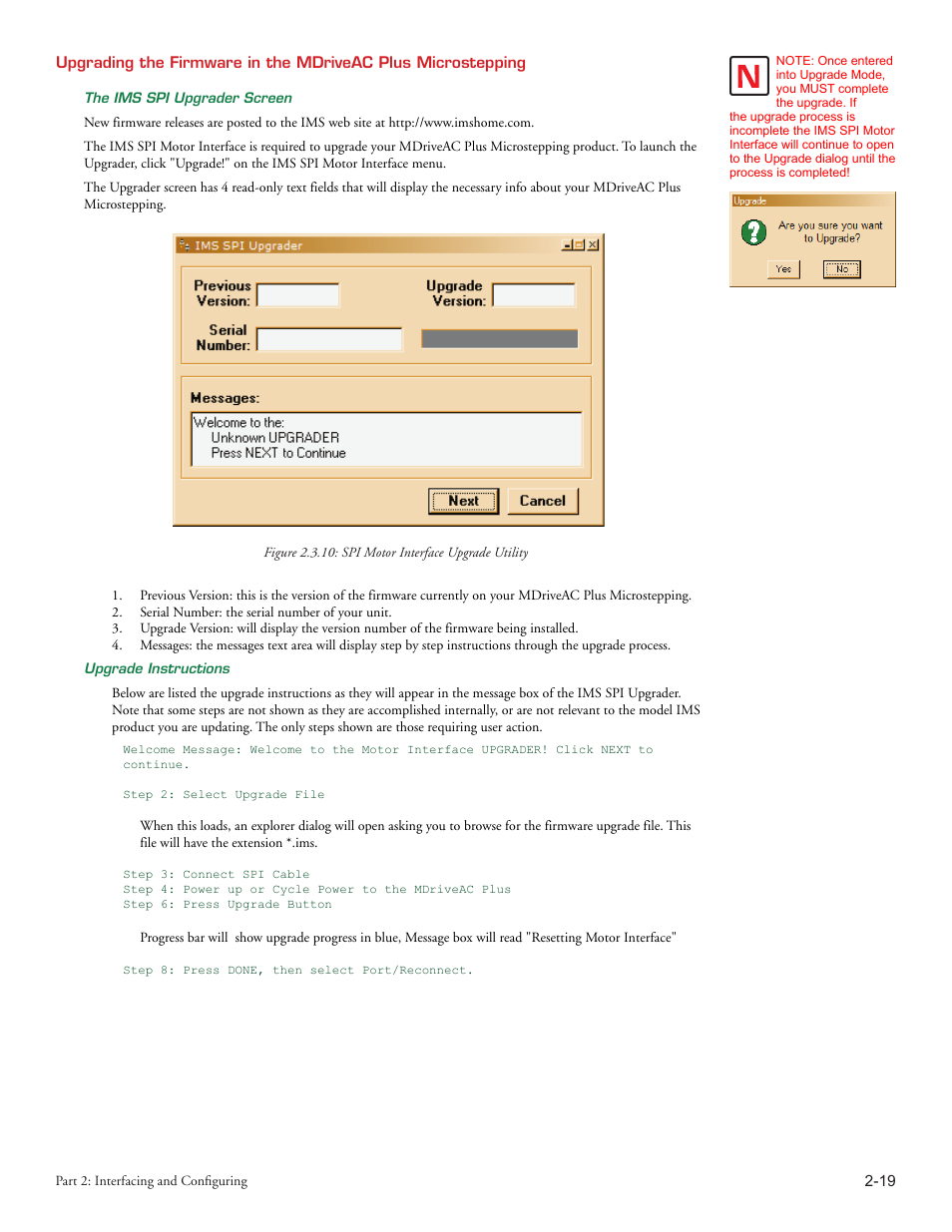 Intelligent Motion Systems MDriveAC User Manual | Page 46 / 79