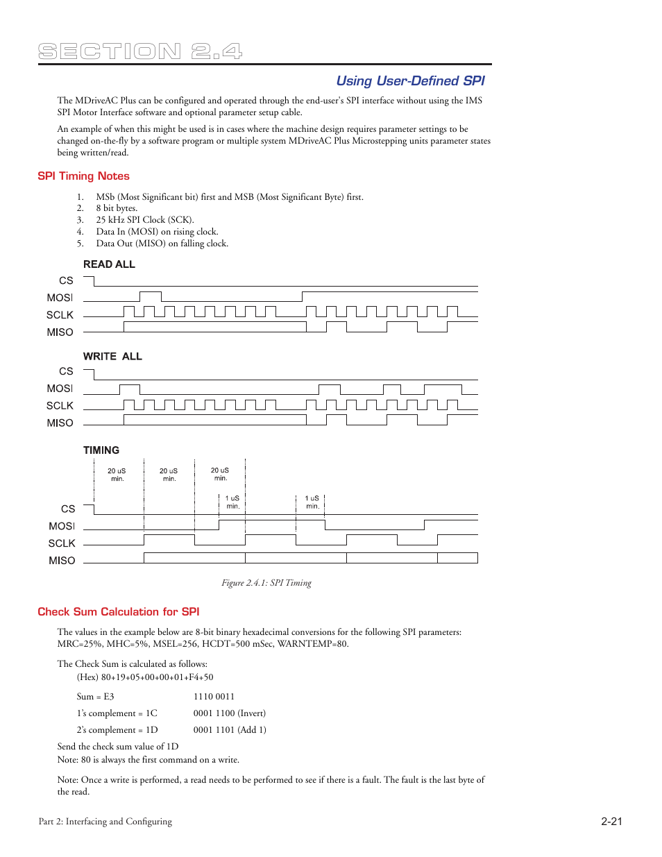 Intelligent Motion Systems MDriveAC User Manual | Page 48 / 79