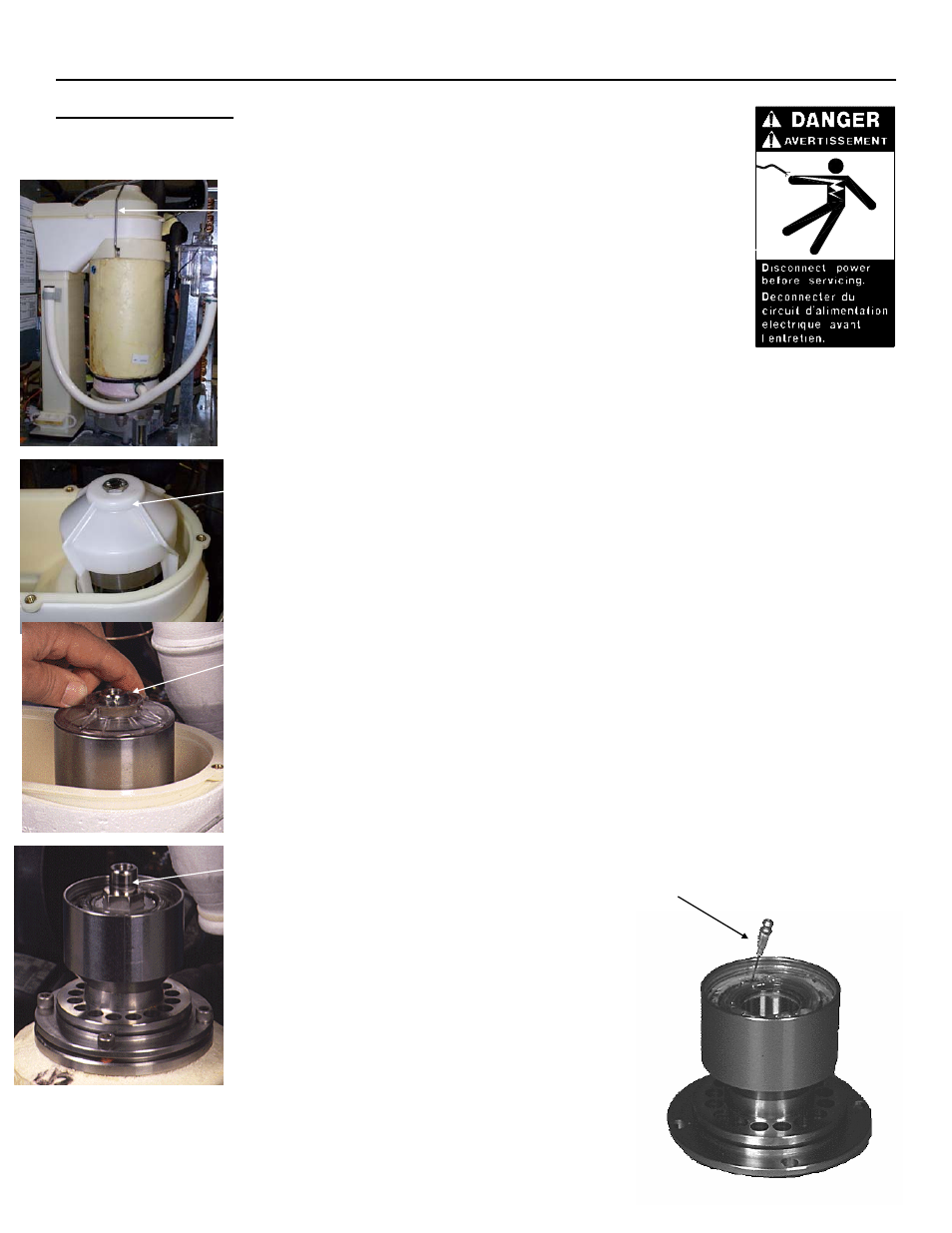 Gem models a/w bearing maintenance | Ice-O-Matic Pearl Ice GEM 0650 User Manual | Page 25 / 45