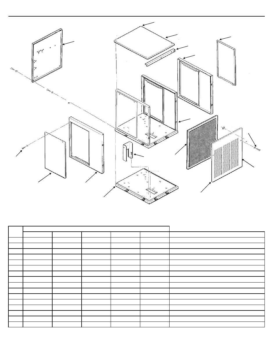 Mfi series service parts cabinet | Ice-O-Matic MFI1255 User Manual | Page 4 / 9