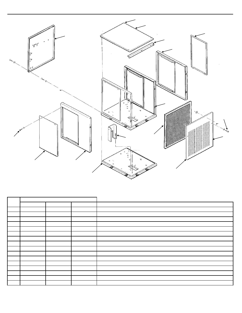 Gem series service parts cabinet | Ice-O-Matic GEM0956A/W/R User Manual | Page 4 / 13