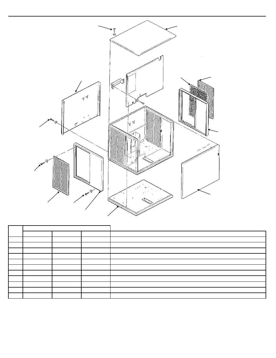 Gem series service parts cabinet | Ice-O-Matic GEM0956A/W/R User Manual | Page 5 / 13