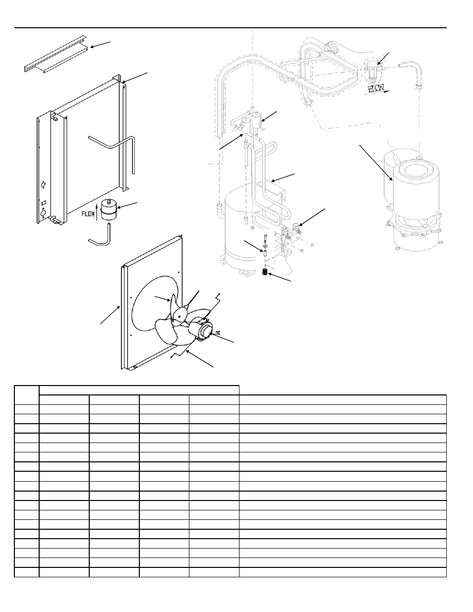 Gem series service parts air cooled | Ice-O-Matic GEM0956A/W/R User Manual | Page 6 / 13