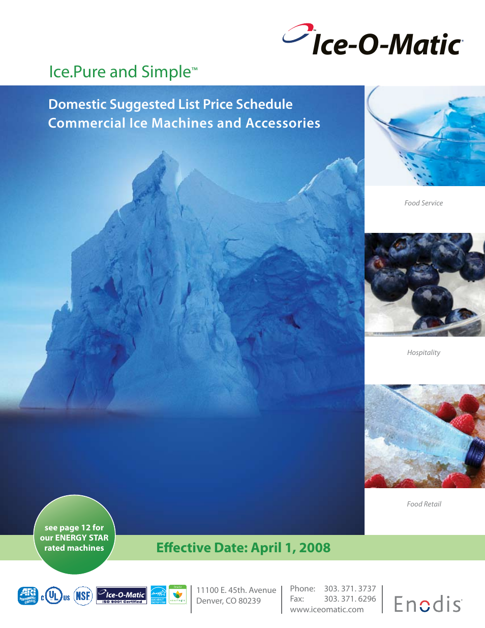 Ice-O-Matic KGEMDIV User Manual | 16 pages