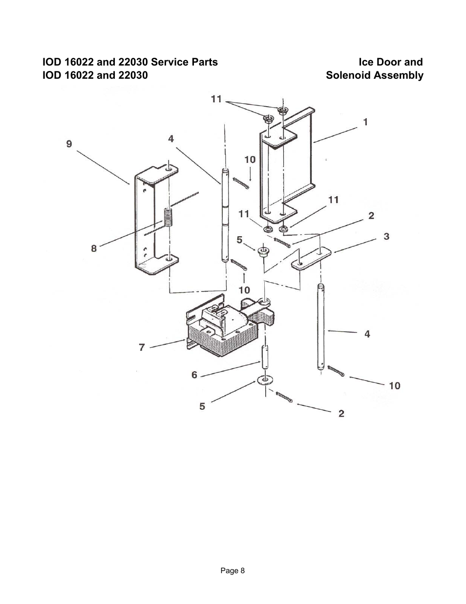 Pg 8 | Ice-O-Matic Counter Top Dispenser IOD22030 User Manual | Page 10 / 13