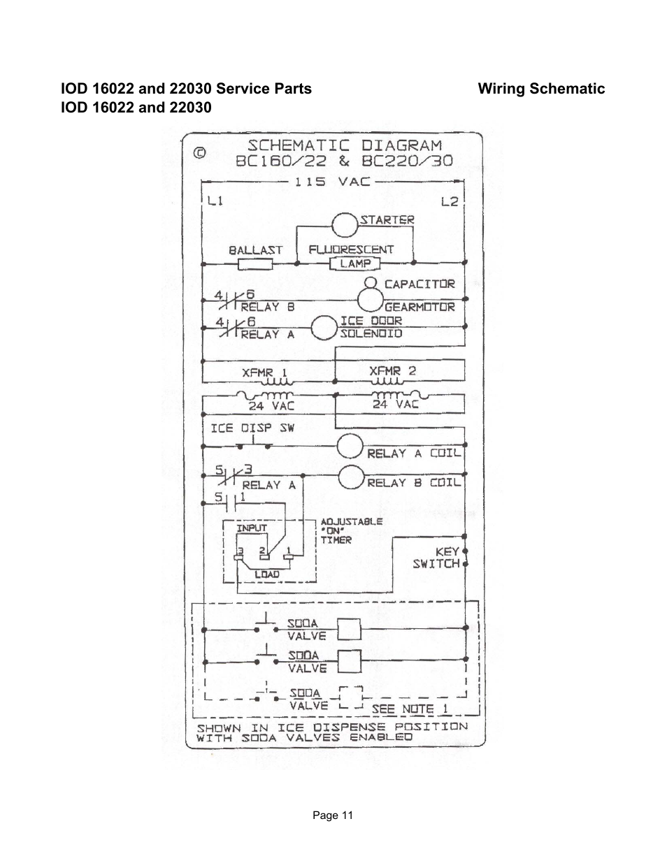 Pg 11 | Ice-O-Matic Counter Top Dispenser IOD22030 User Manual | Page 13 / 13