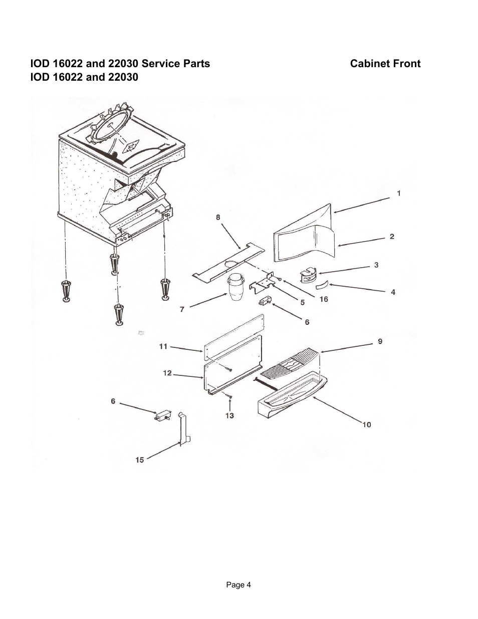 Pg 4 | Ice-O-Matic Counter Top Dispenser IOD22030 User Manual | Page 6 / 13