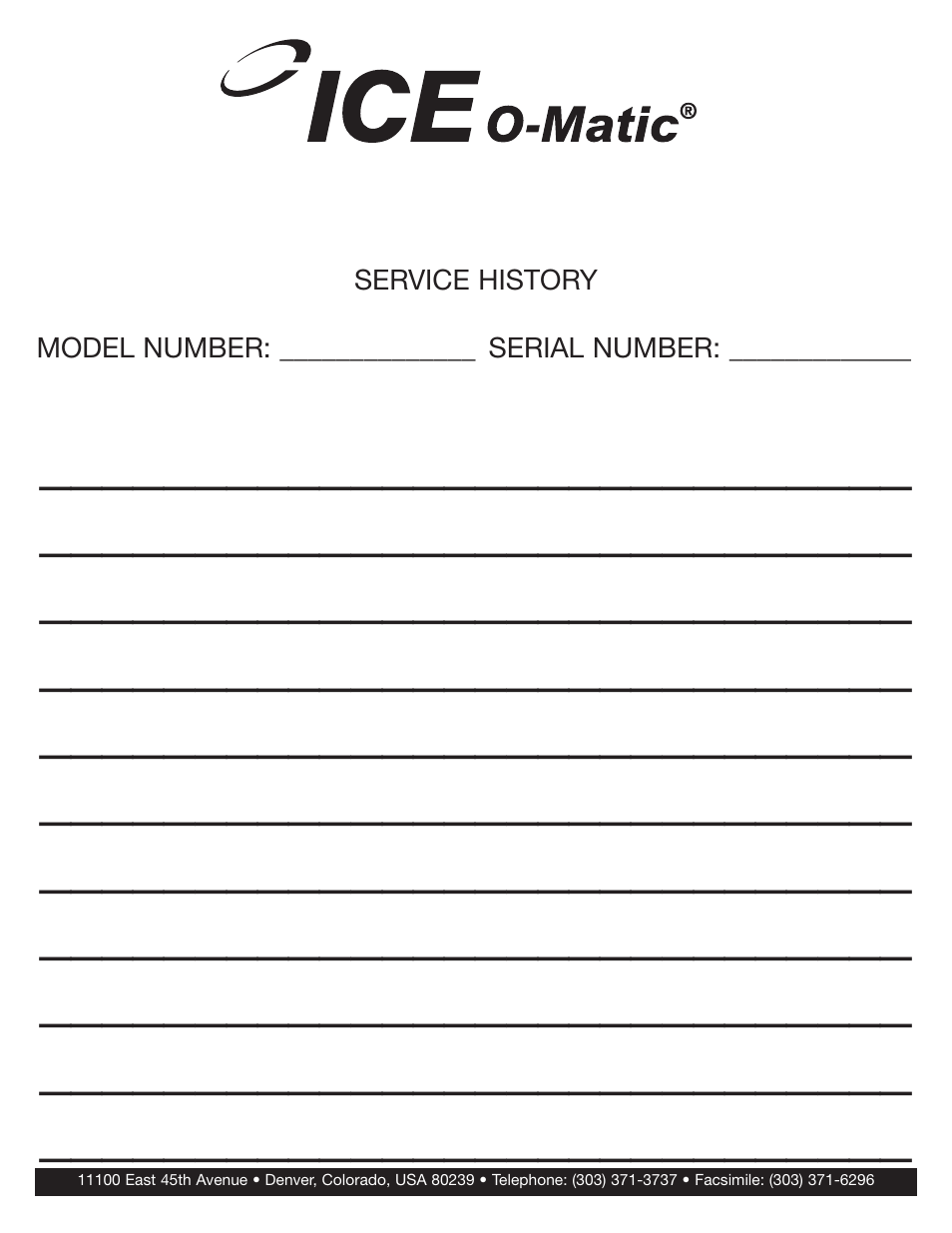 Ice-O-Matic CD20030 CD20530 User Manual | Page 22 / 22