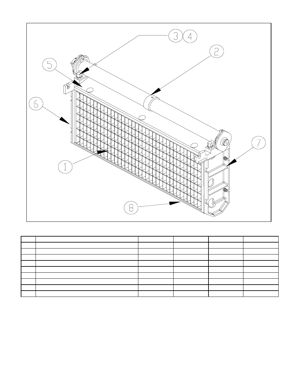 Ice undercounter service parts evaporator | Ice-O-Matic ICEU225 User Manual | Page 10 / 12