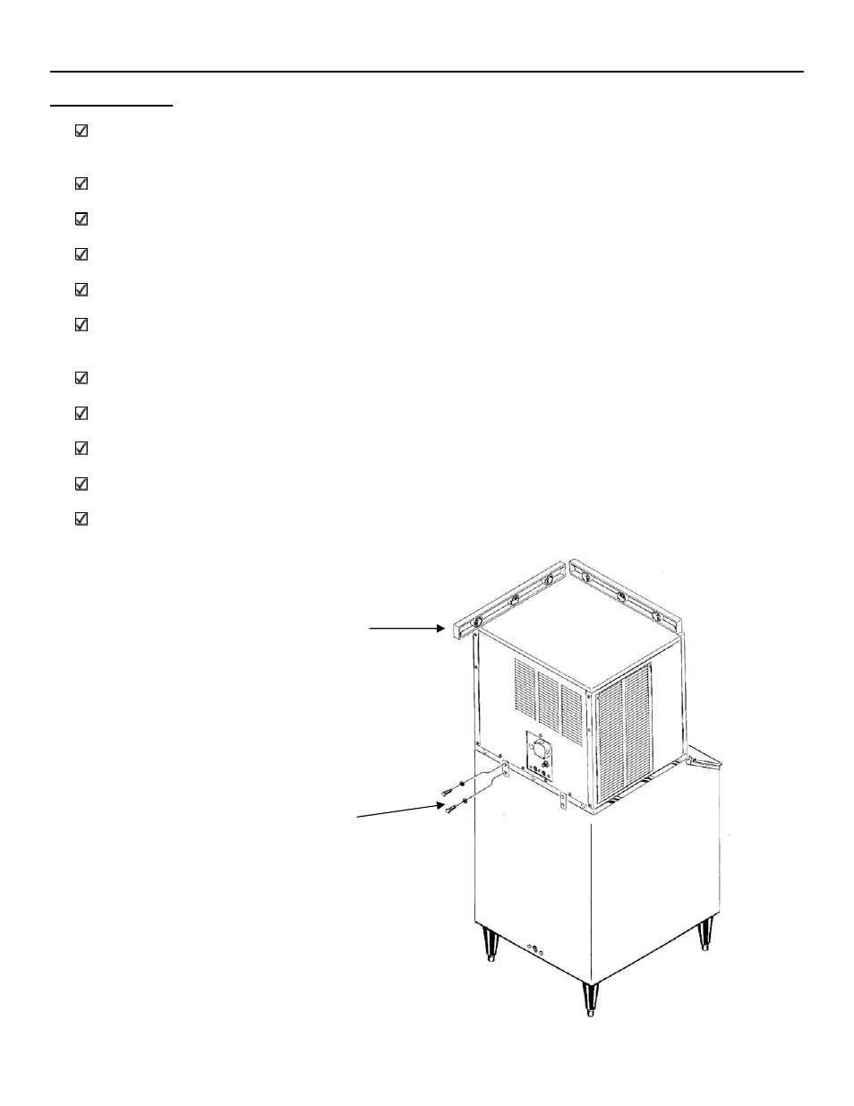Mfi series for the installer | Ice-O-Matic MFI User Manual | Page 14 / 42