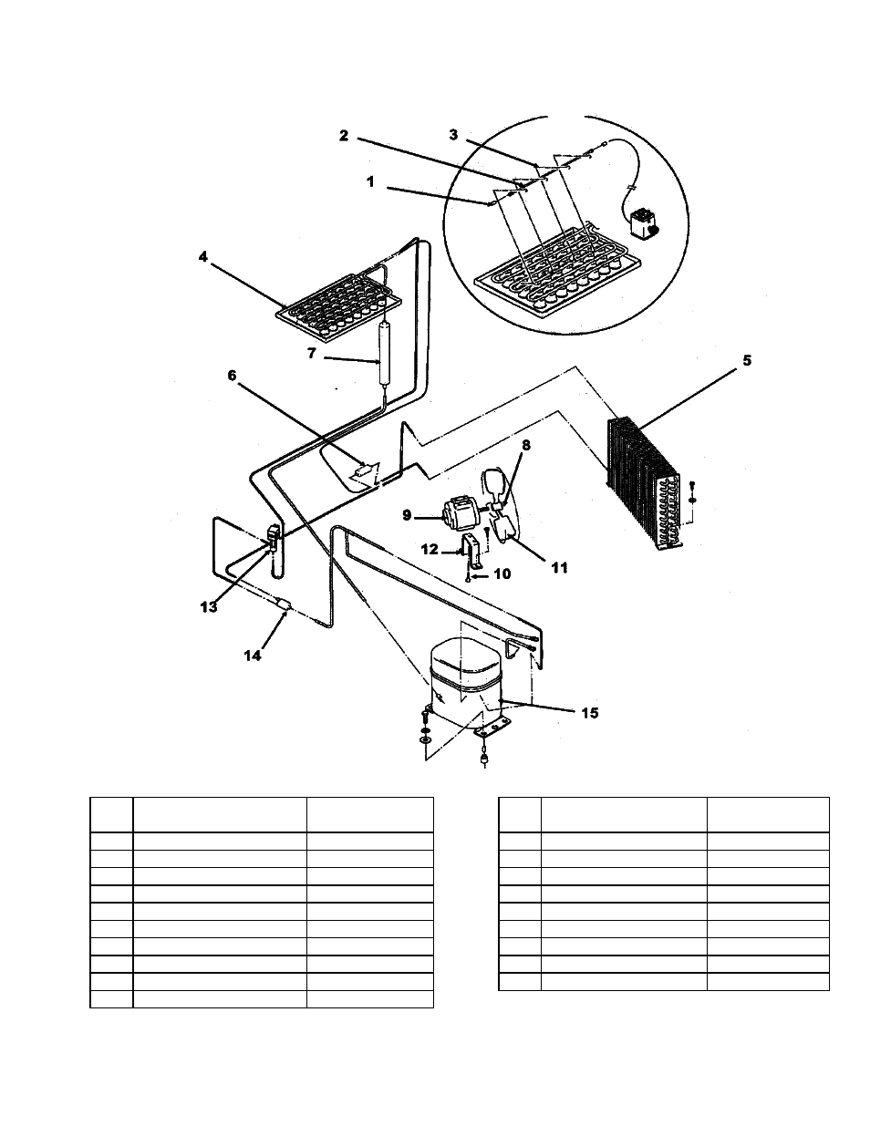 Iceu060 series service parts refrigeration system | Ice-O-Matic ICEU060 User Manual | Page 6 / 7