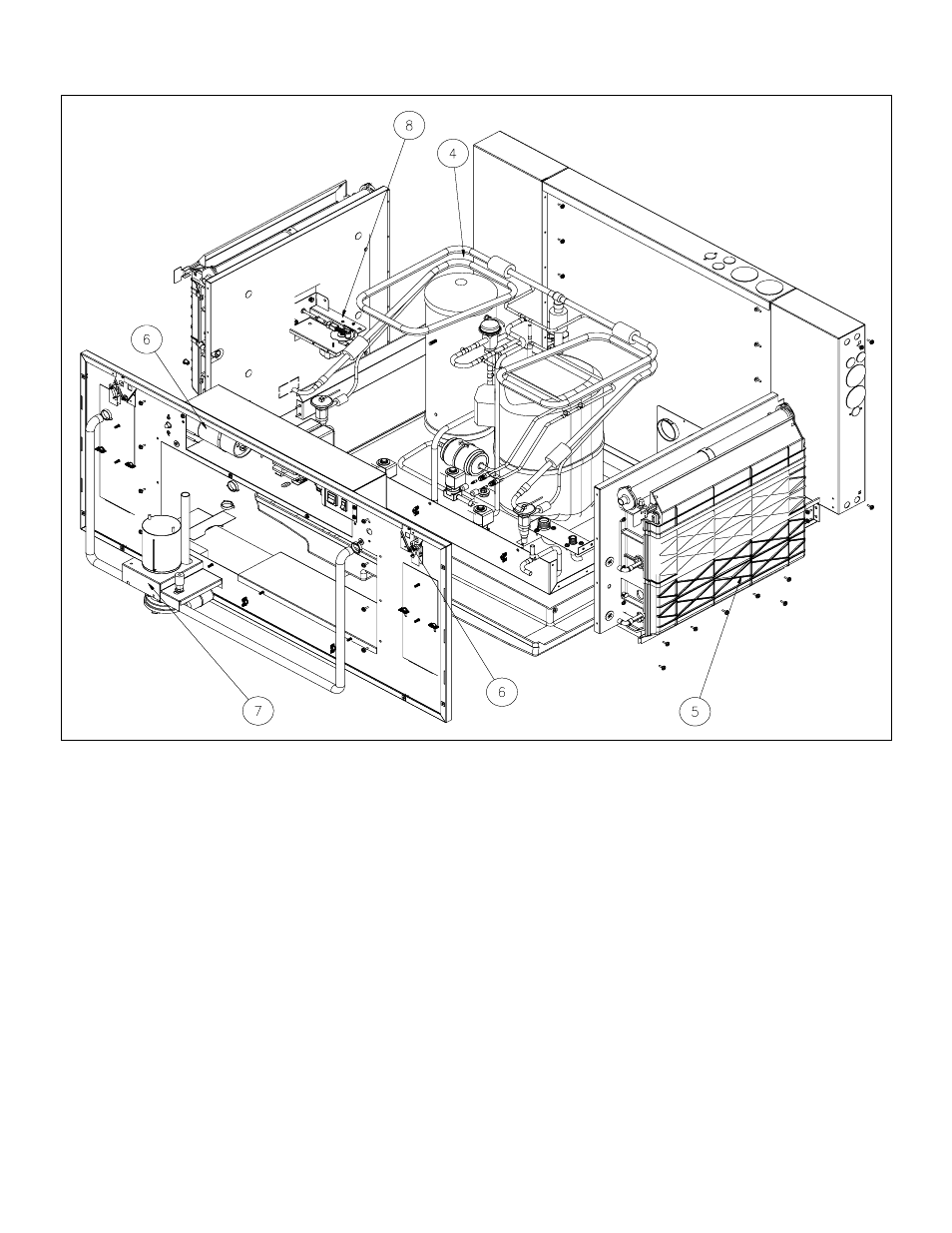 Sheet1, Ice1606 series service parts cabinet breakdown | Ice-O-Matic ICE1606 User Manual | Page 4 / 10