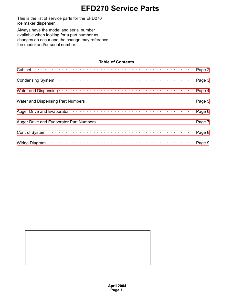 Ice-O-Matic EFD270 User Manual | Page 3 / 11