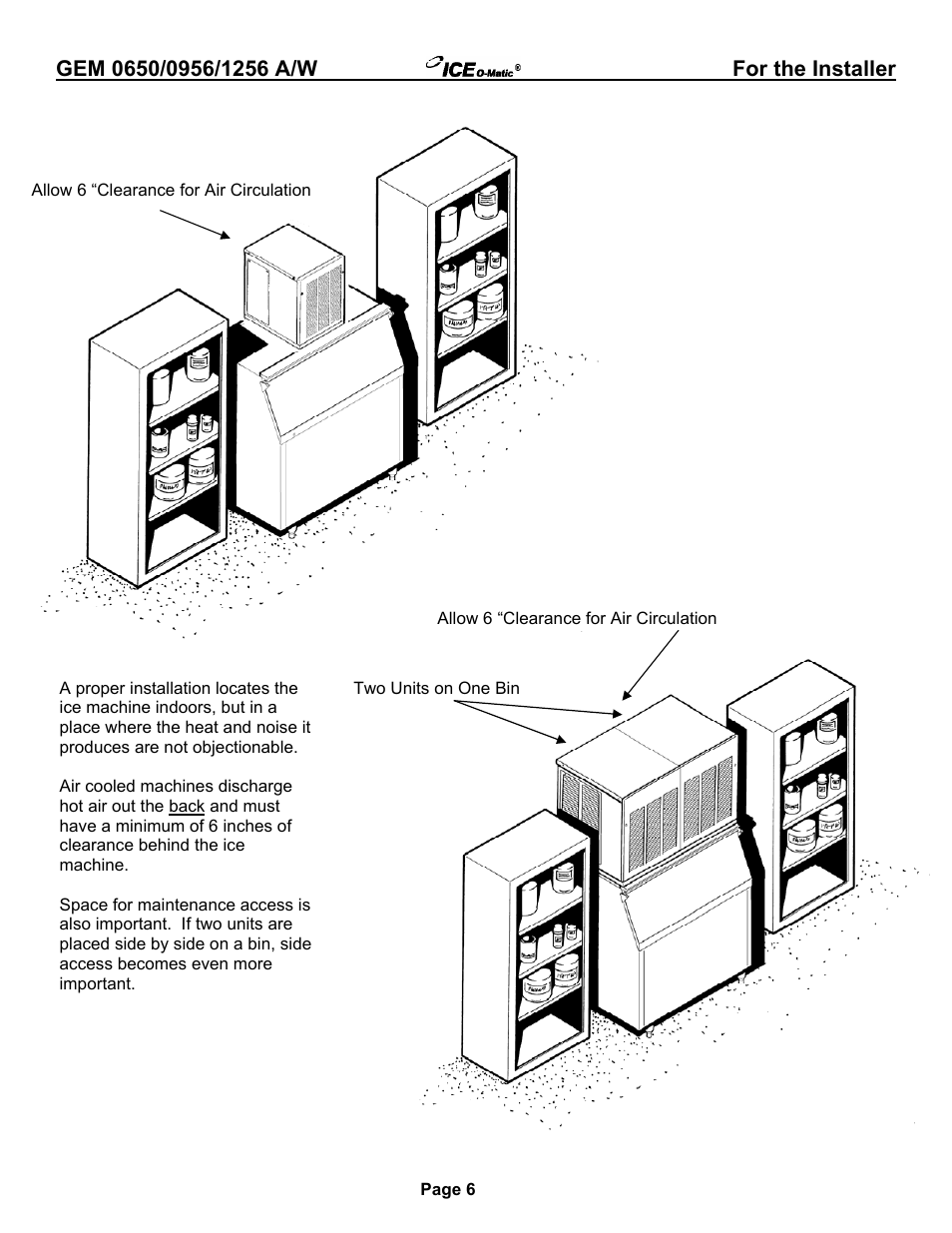 Ice-O-Matic GEM0650A/W User Manual | Page 12 / 43