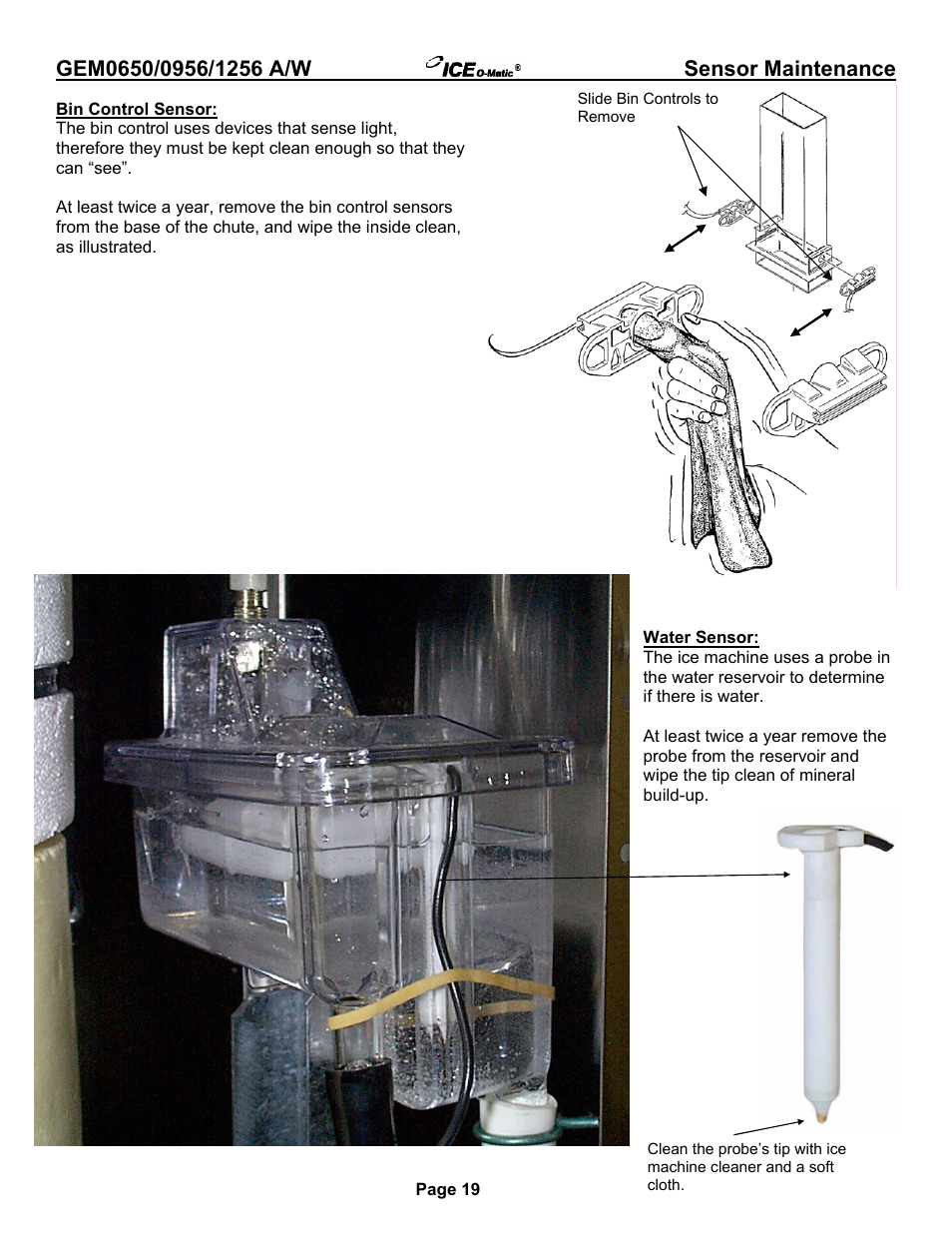 Ice-O-Matic GEM0650A/W User Manual | Page 25 / 43