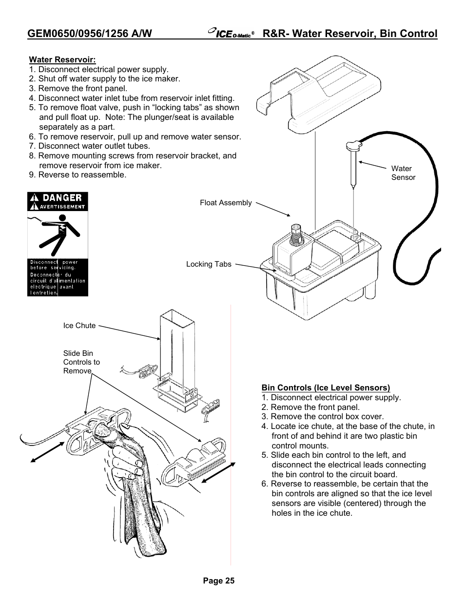 Ice-O-Matic GEM0650A/W User Manual | Page 31 / 43