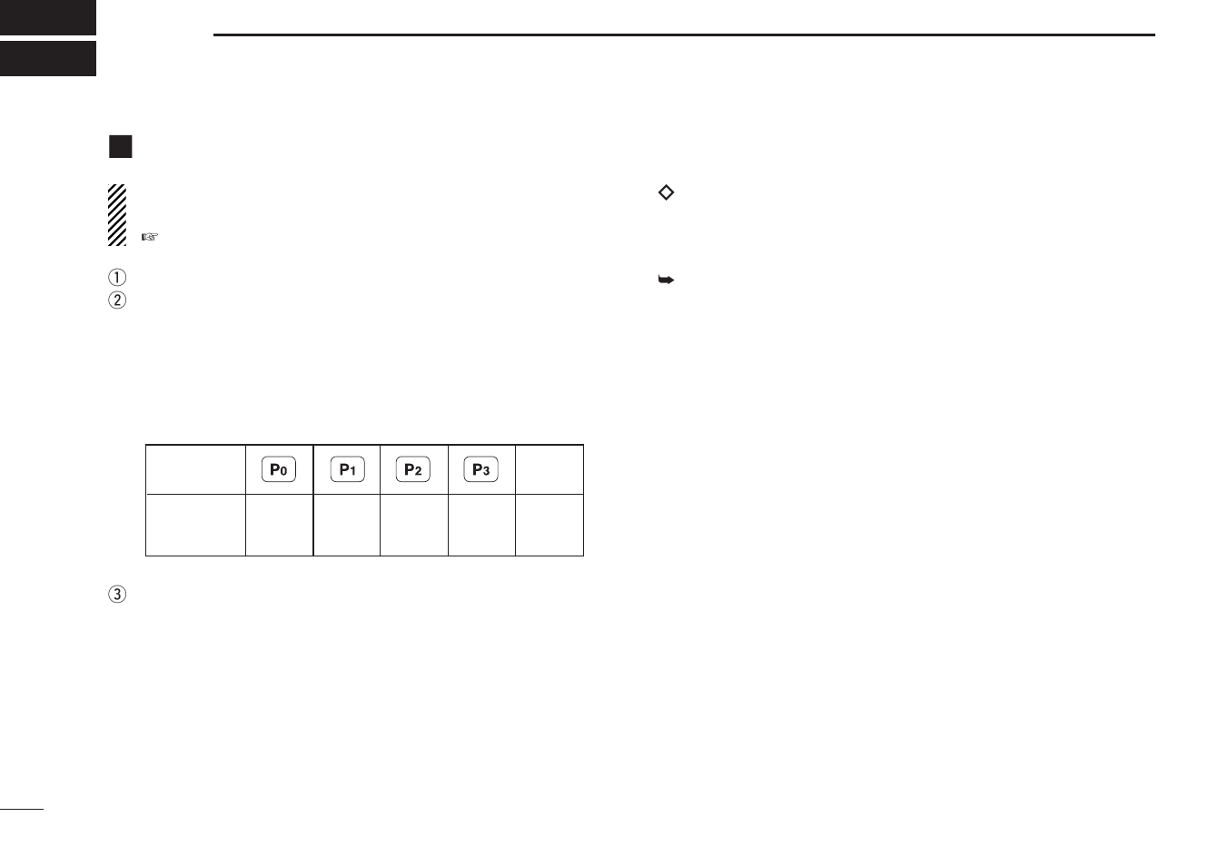 Basic operation, Turning power on | Icom IC-F4063T/S User Manual | Page 14 / 36
