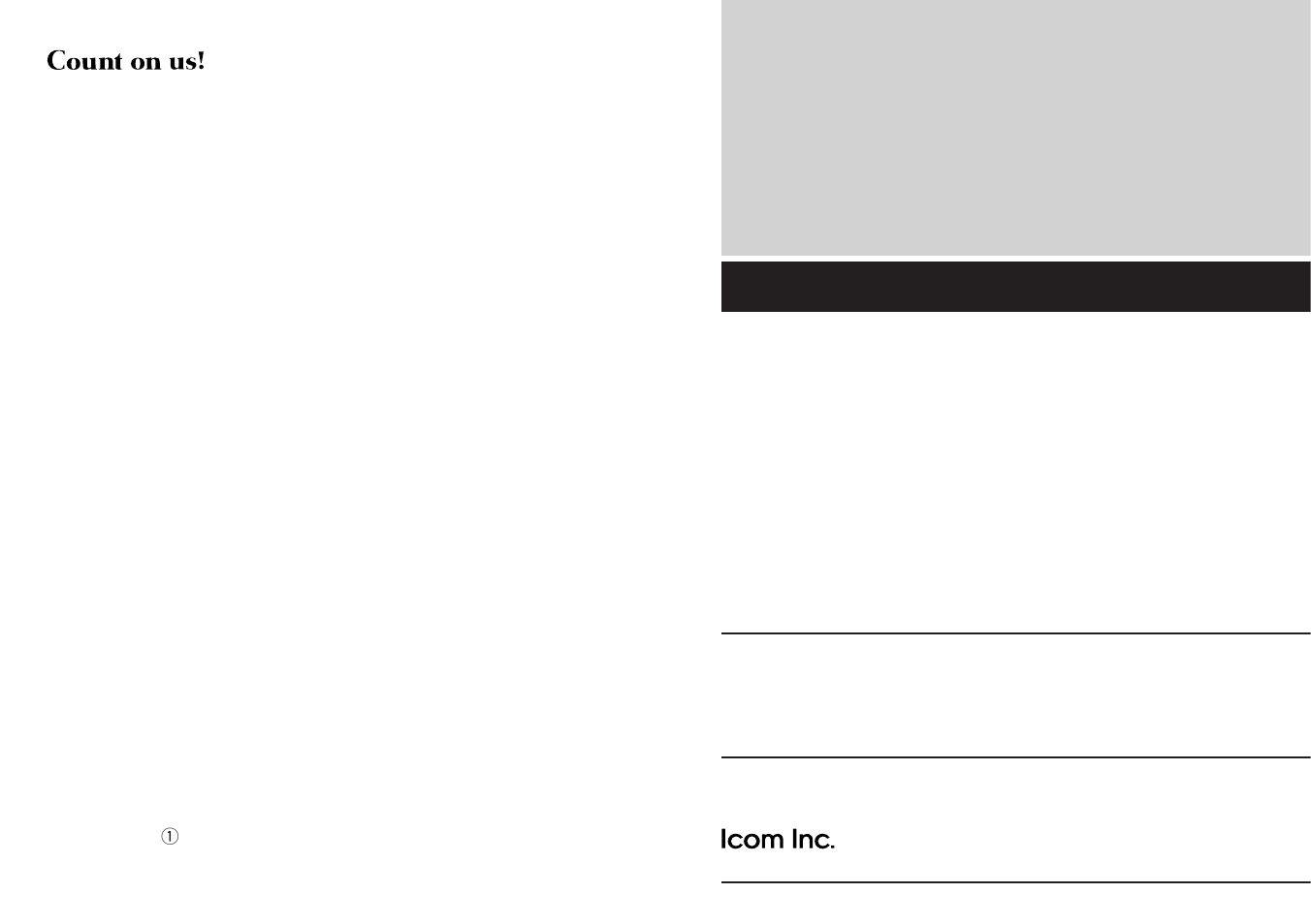 Icom IC-F4063T/S User Manual | Page 36 / 36