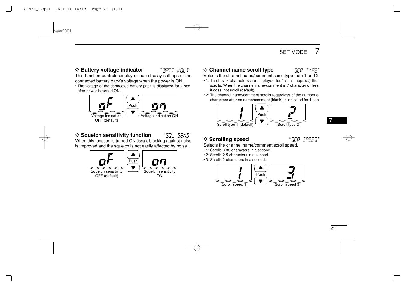 Icom IC-M72 User Manual | Page 27 / 40