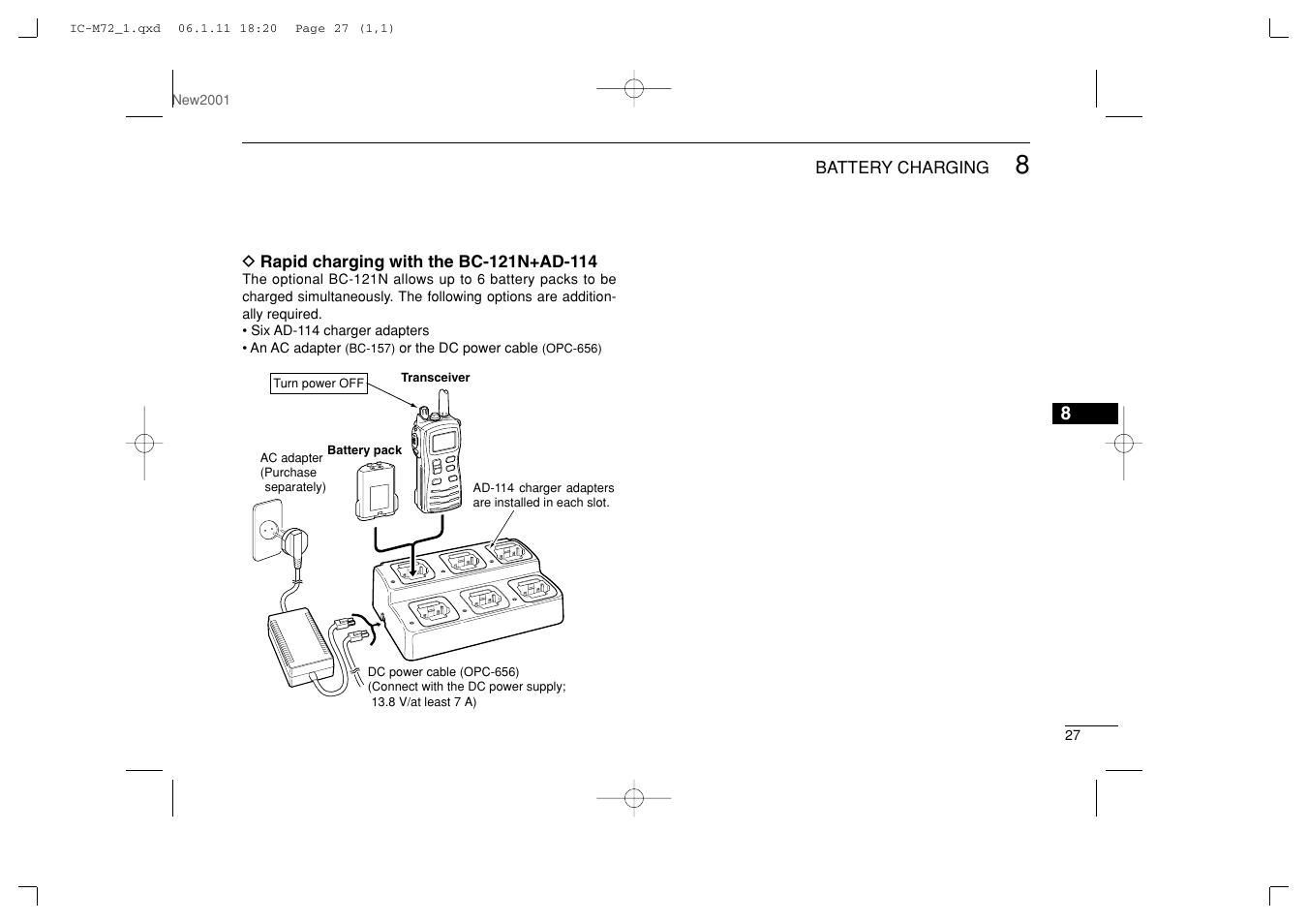 Icom IC-M72 User Manual | Page 33 / 40