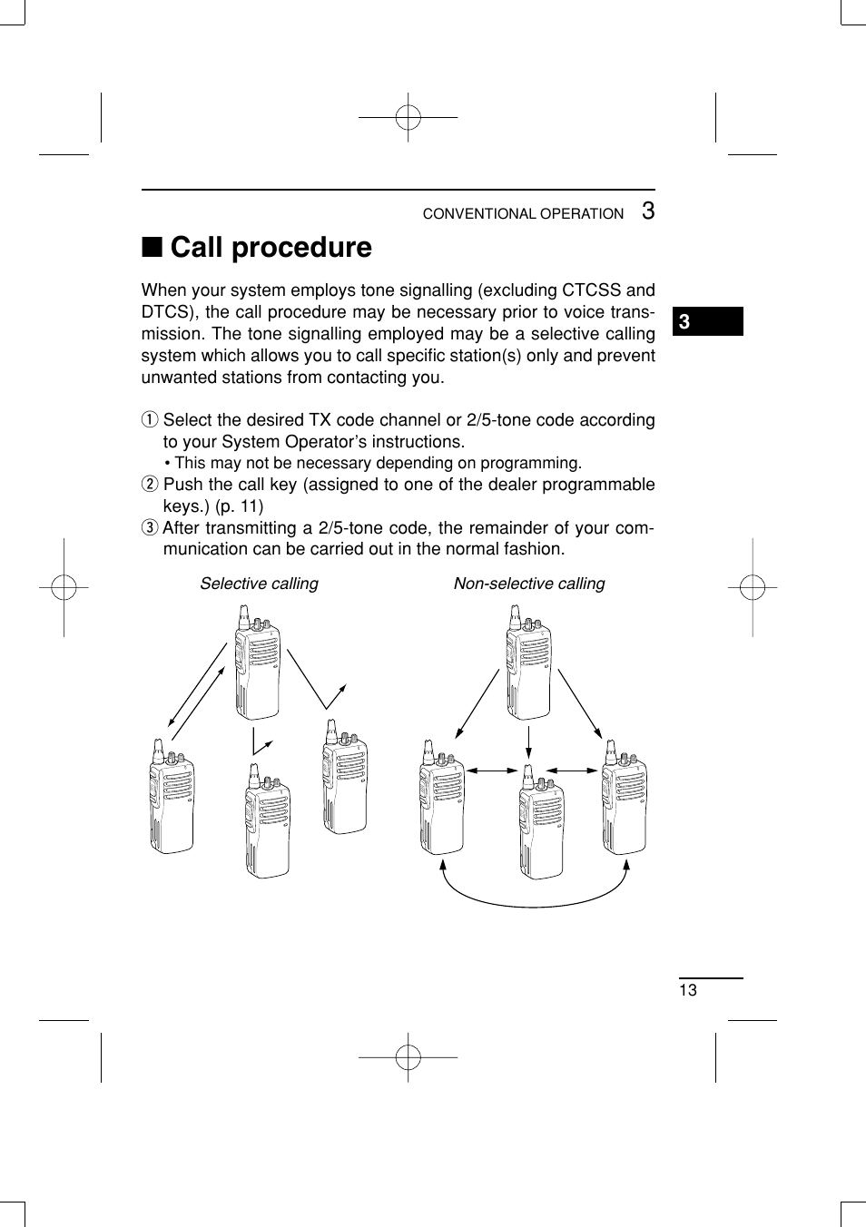 Call procedure | Icom IC-R20 User Manual | Page 19 / 40