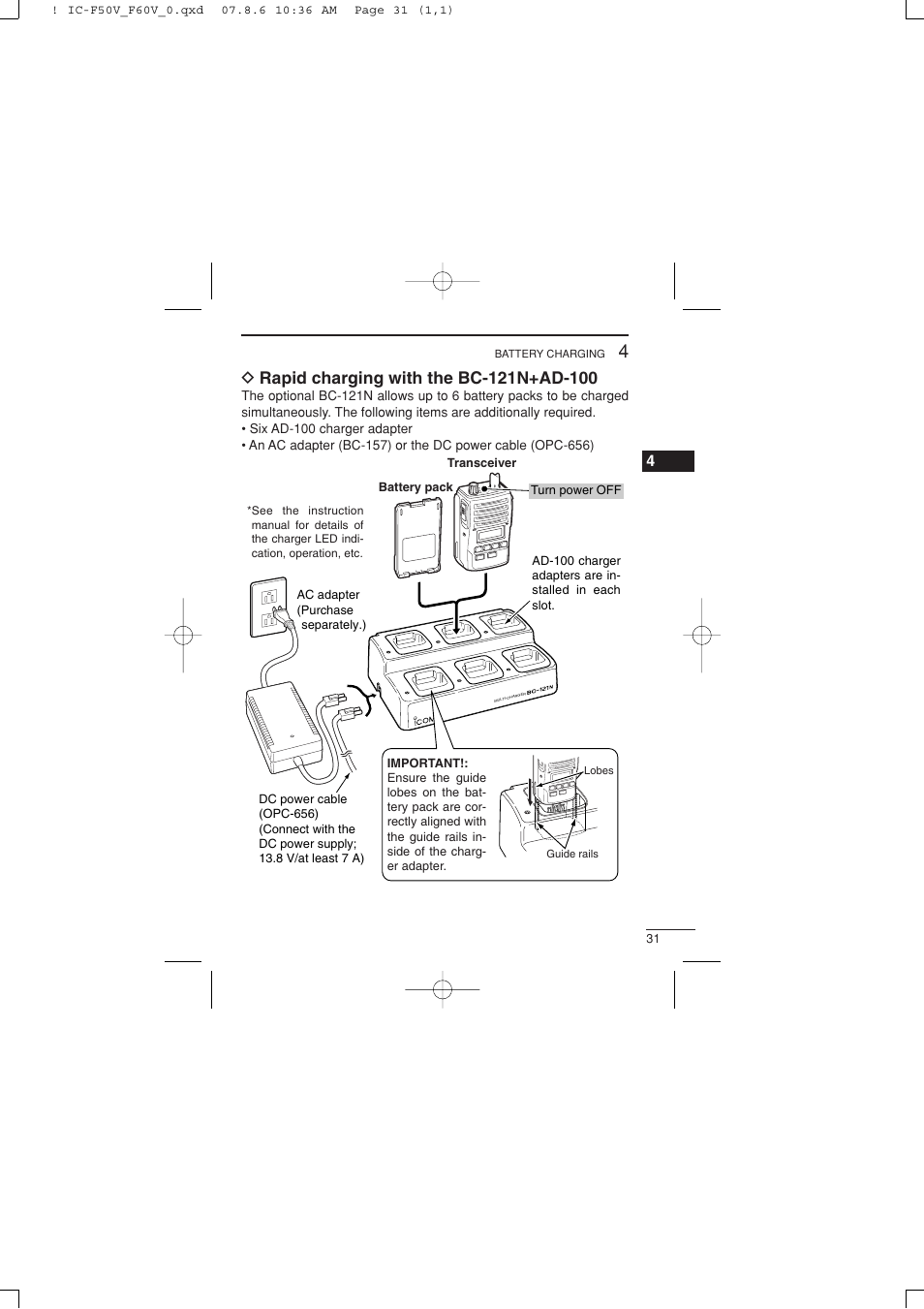 Icom IC-F60V User Manual | Page 37 / 48