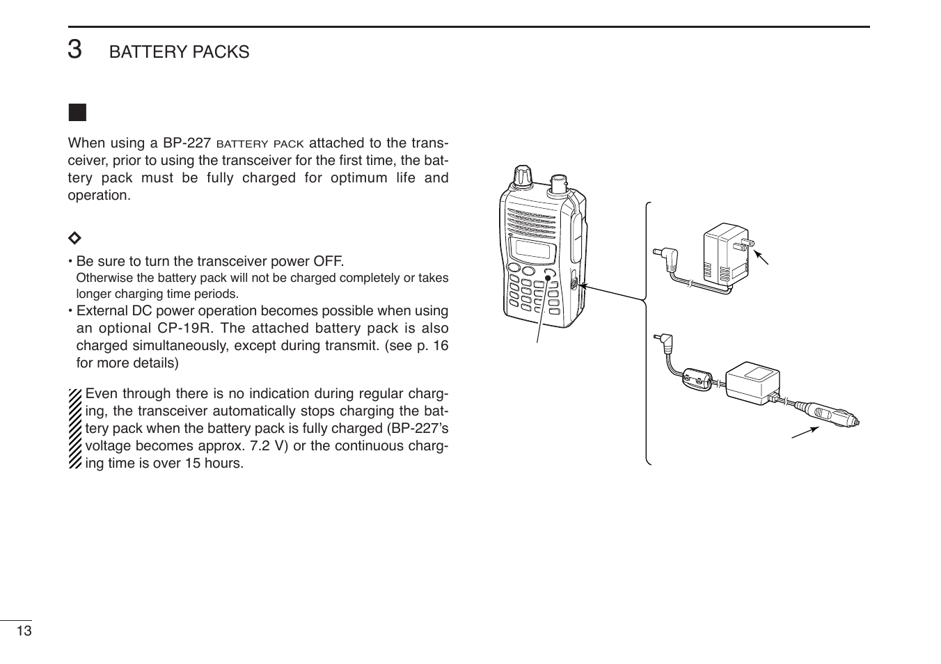 Regular charging | Icom IC-V85-T User Manual | Page 26 / 80