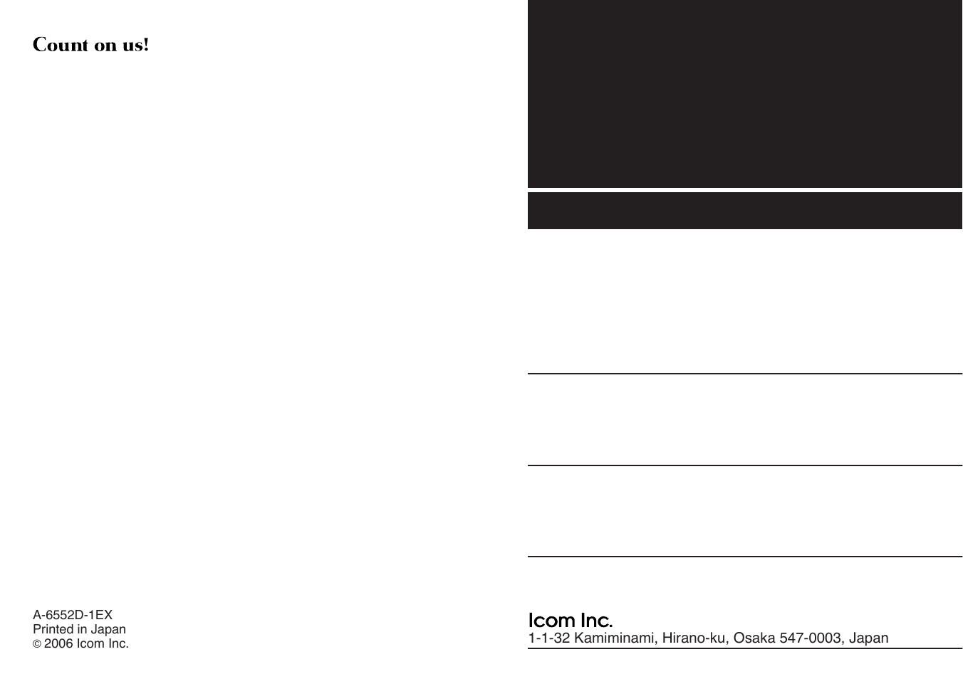 Icom IC-V85-T User Manual | Page 80 / 80