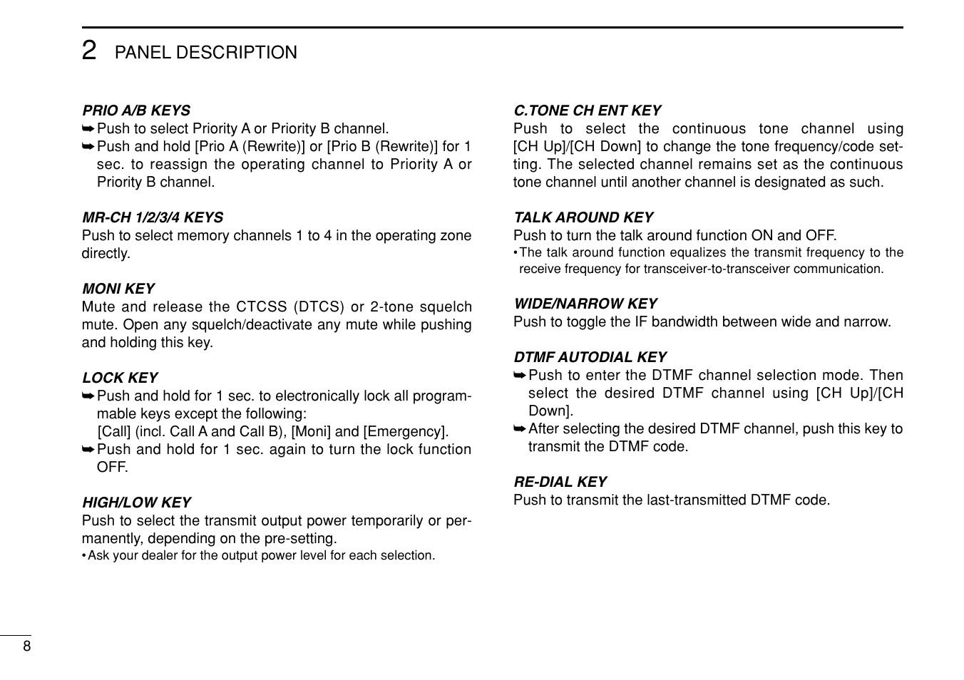 Icom IF3023T/S User Manual | Page 12 / 32