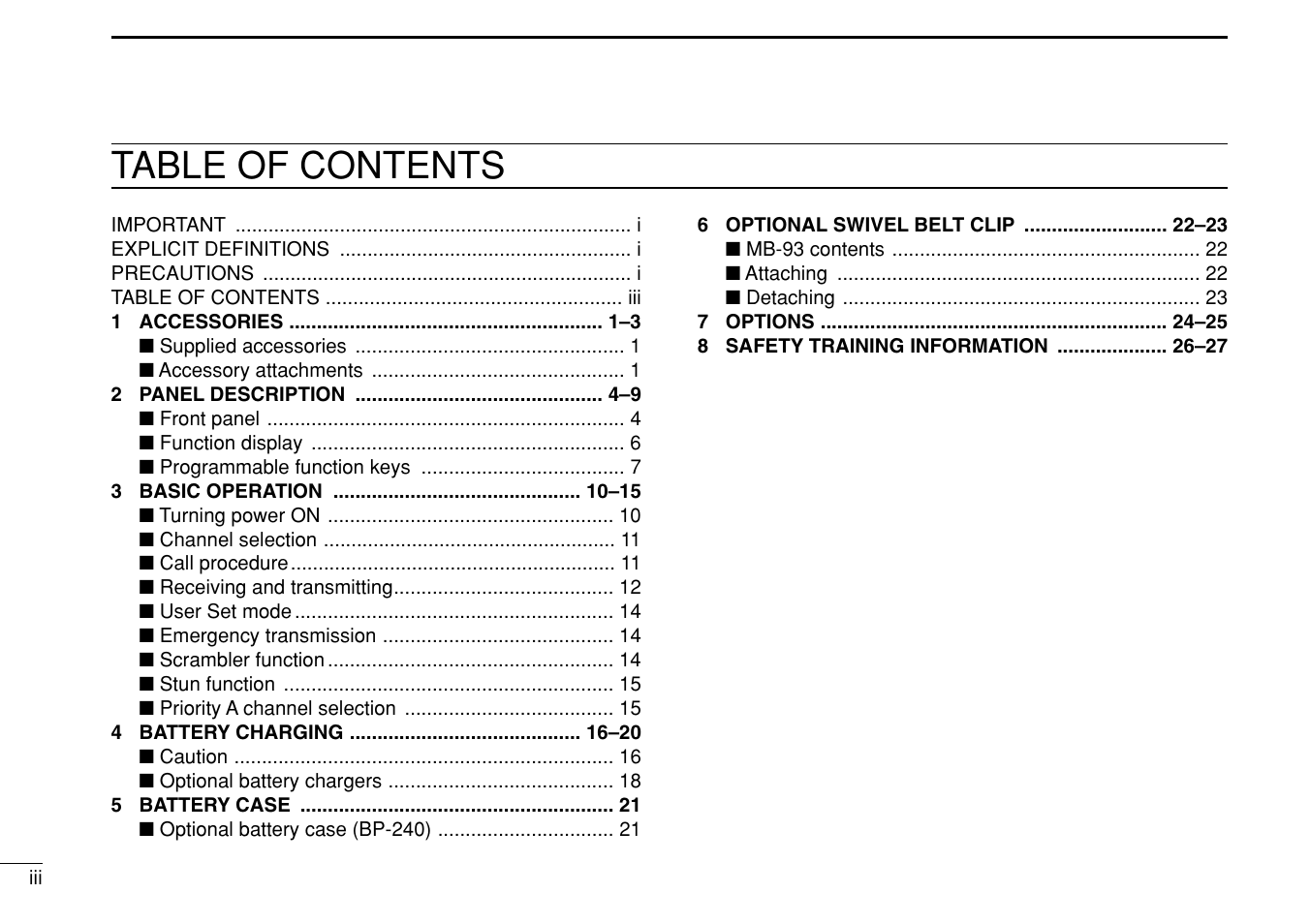 Icom IF3023T/S User Manual | Page 4 / 32