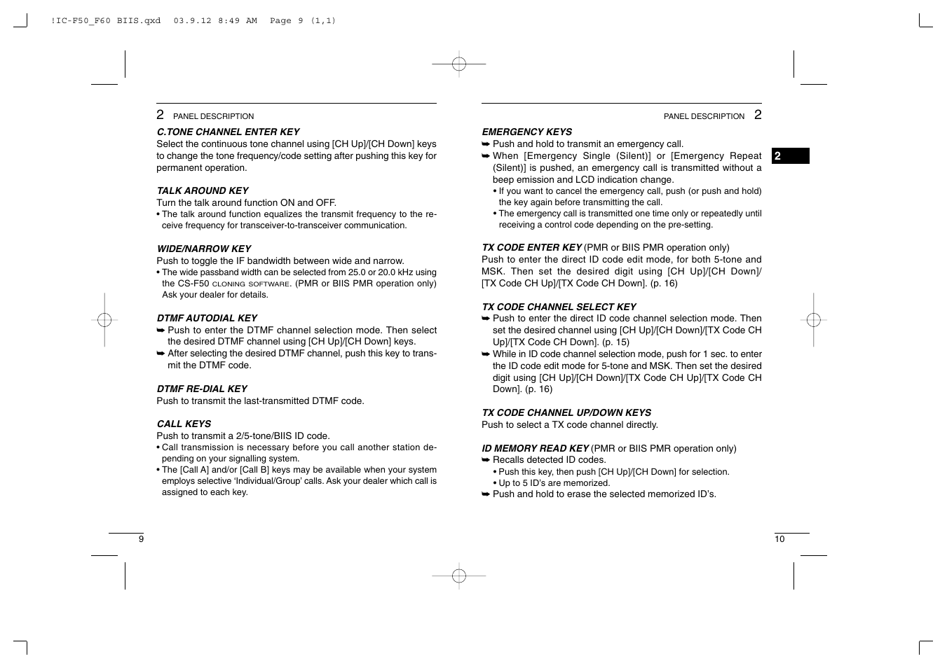 Icom IC-460 User Manual | Page 9 / 29