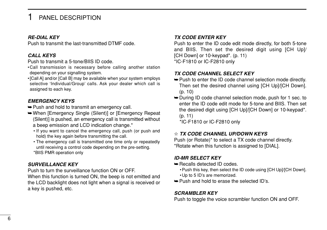 Icom IC-F1710 User Manual | Page 10 / 36